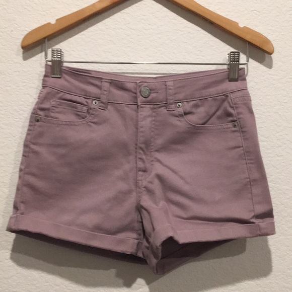 Aeropostale Pants - Aéropostale, Size 2, Lilac, High Waisted Shorts